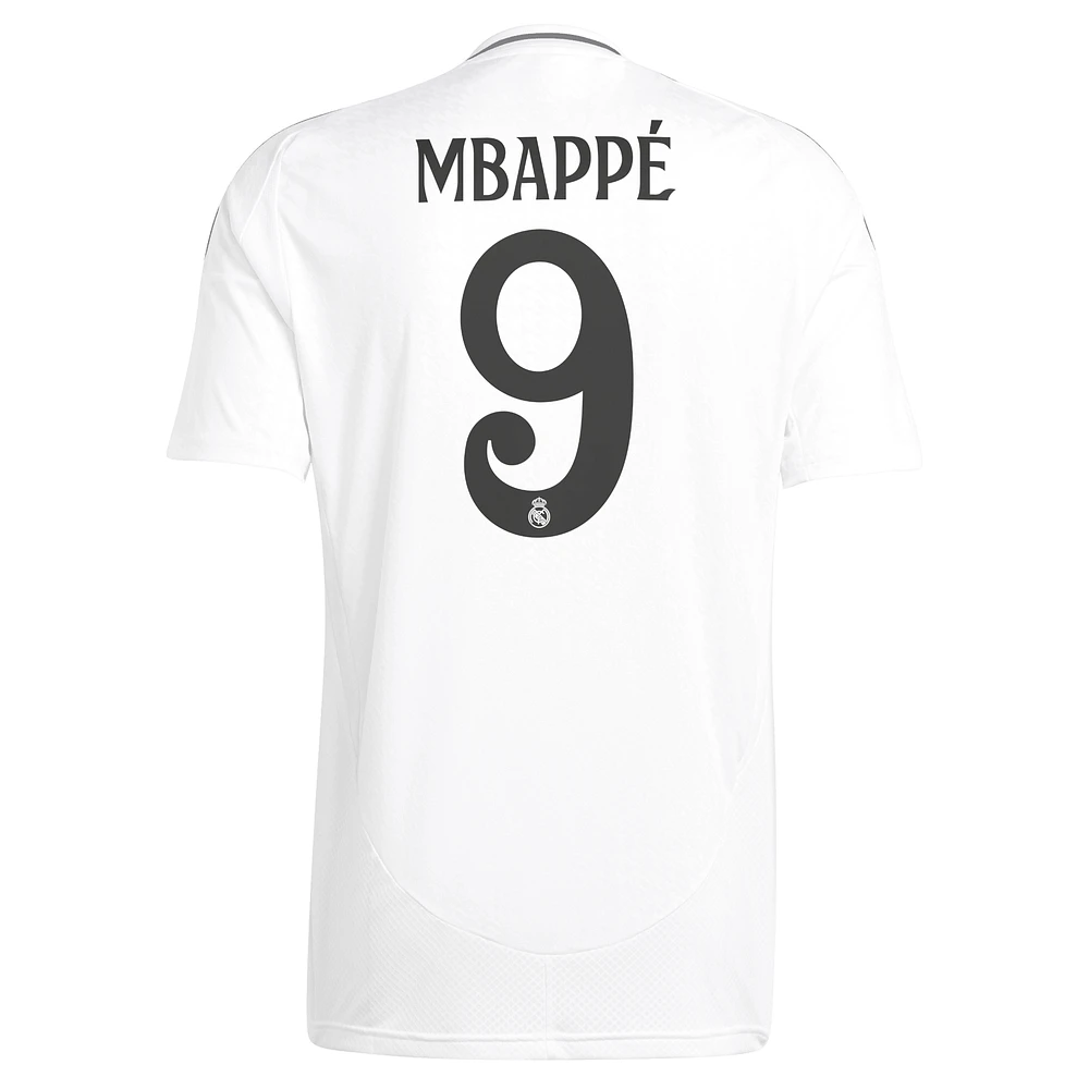 Men's adidas  Kylian Mbappé White Real Madrid 2024/25 Home Replica Player Jersey