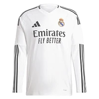 Men's adidas Vini Jr. White Real Madrid 2024/25 Home Replica Long Sleeve Player Jersey