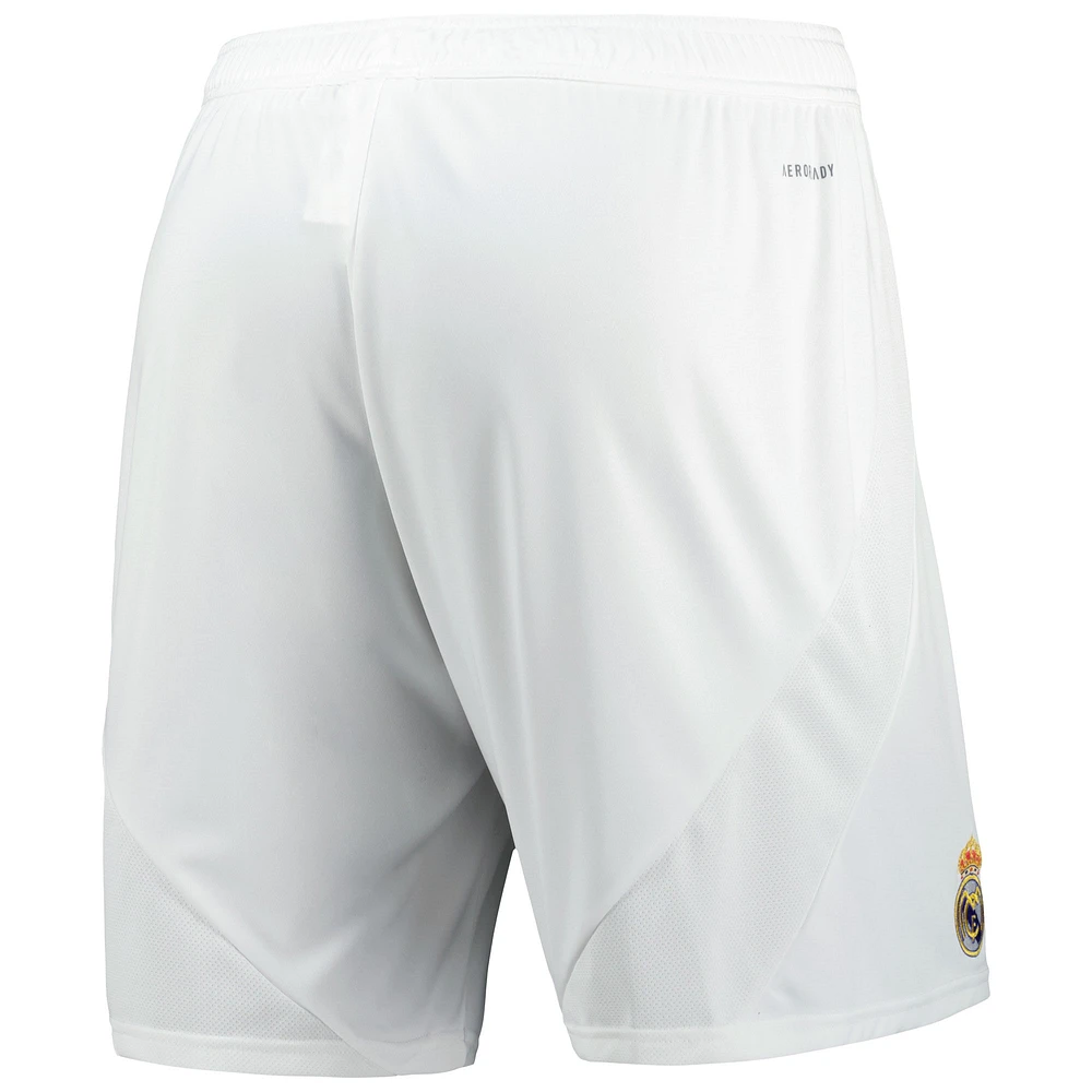 Men's adidas White Real Madrid 2024/25 Home Replica AEROREADY Shorts