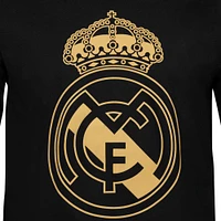 Men's Black Real Madrid Core Long Sleeve T-Shirt