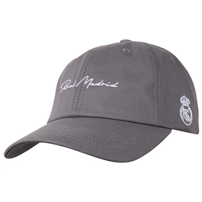 Men's Sport Design Sweden Gray Real Madrid Dad Adjustable Hat