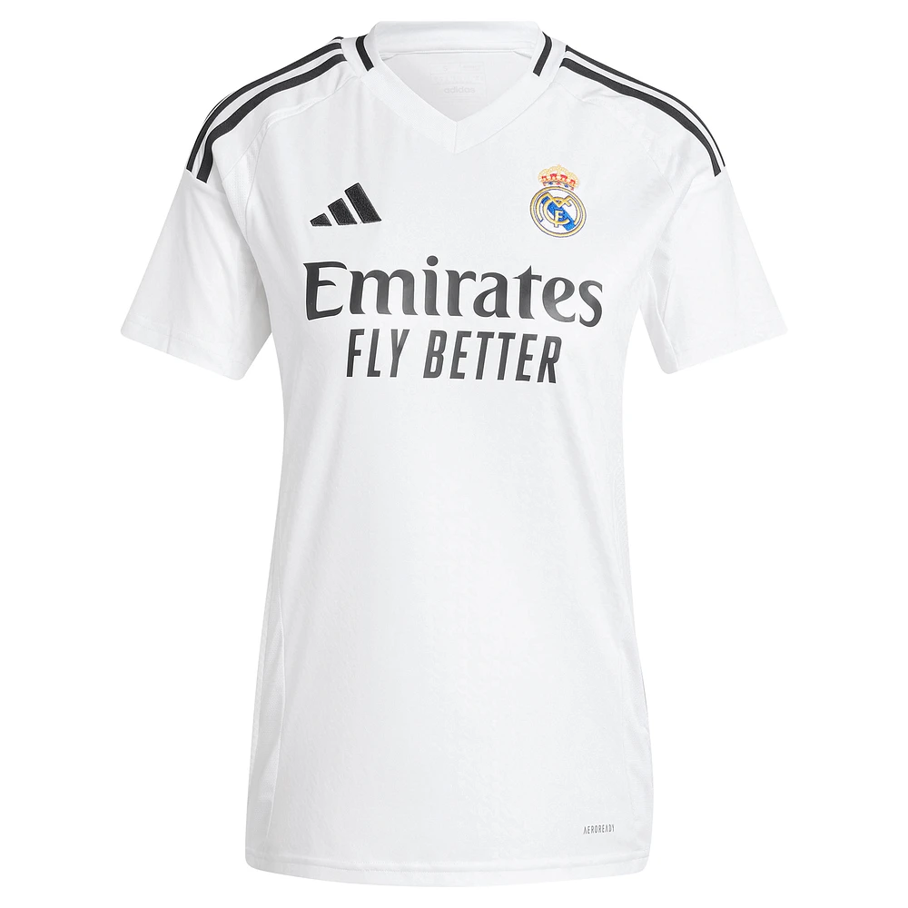 Women's adidas  Kylian Mbappé White Real Madrid 2024/25 Home Replica Player Jersey