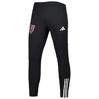 Men's adidas Black Real Salt Lake 2023 On-Field Team Crest AEROREADY Training Pants