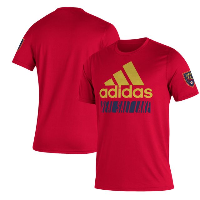 T-shirt adidas rouge Real Salt Lake Creator Vintage pour hommes