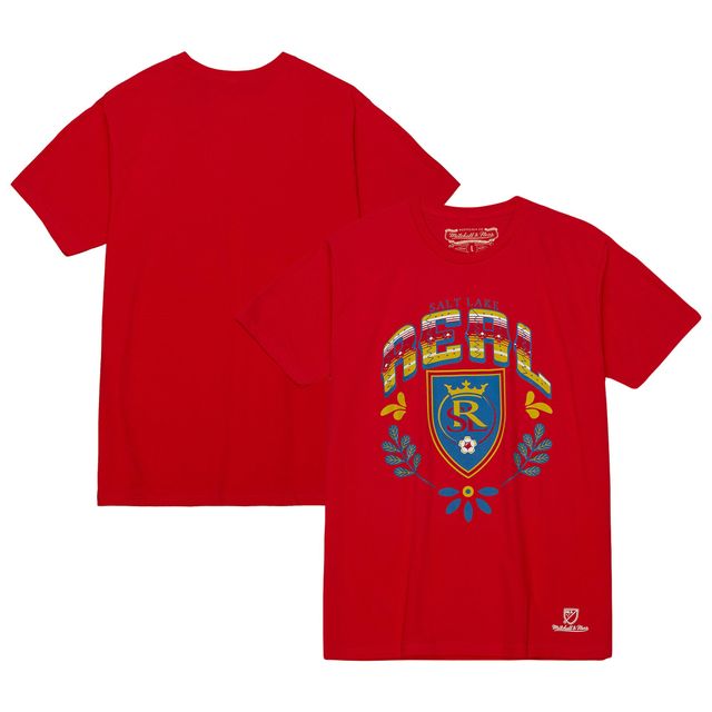T-shirt rouge Real Salt Lake Serape Mitchell & Ness pour homme