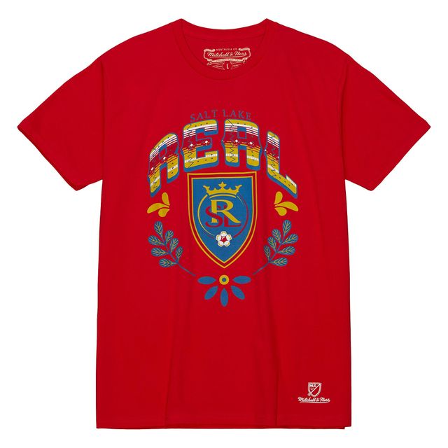 T-shirt rouge Real Salt Lake Serape Mitchell & Ness pour homme