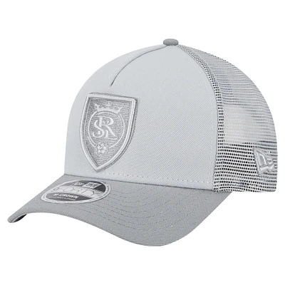 Casquette de camionneur ajustable 9FORTY A-Frame grise pour homme, coloris Real Salt Lake, New Era