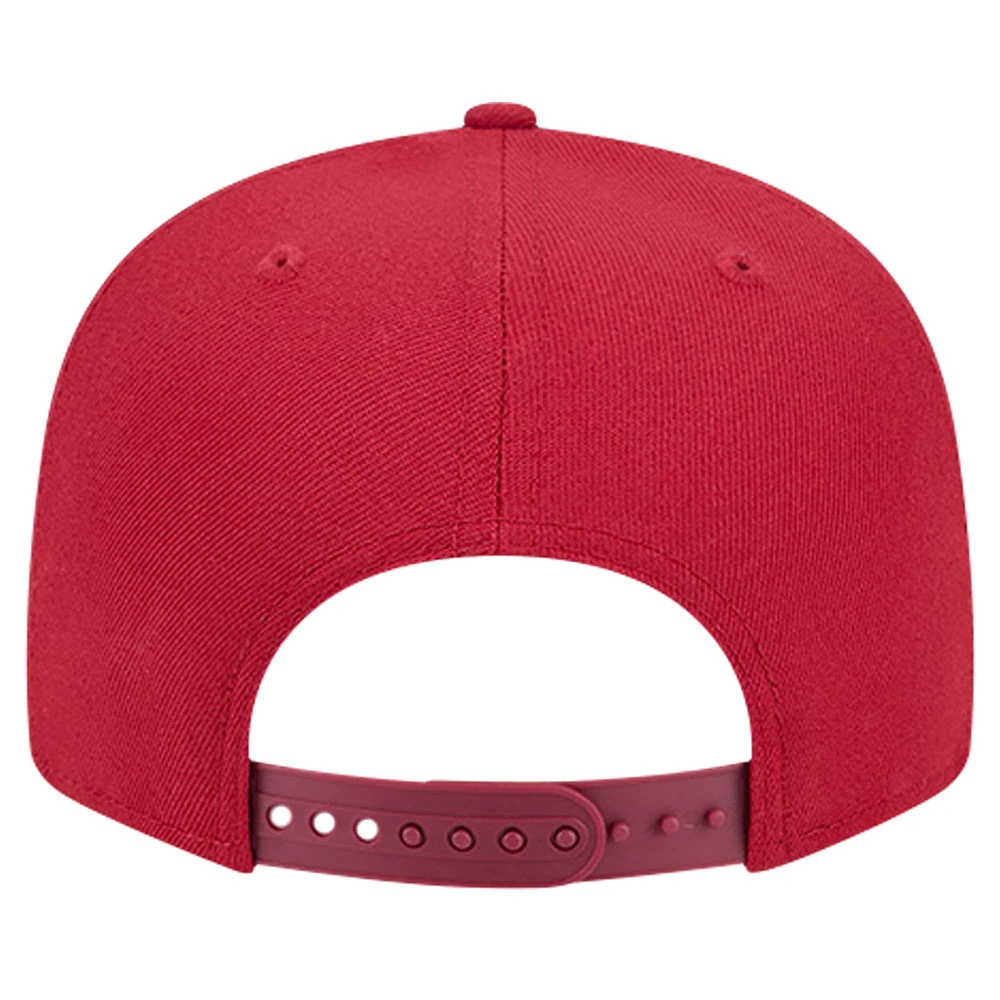 Men's New Era Red Real Salt Lake 2024 Jersey Hook 9FIFTY Snapback Hat
