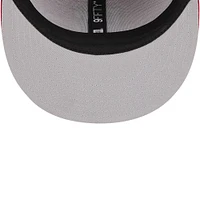 Men's New Era Red Real Salt Lake 2024 Jersey Hook 9FIFTY Snapback Hat