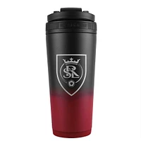 WinCraft Véritable lac salé 26oz. Bouteille mélangeur à shaker à glace en acier inoxydable Ombre