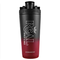 WinCraft Véritable lac salé 26oz. Bouteille mélangeur à shaker à glace en acier inoxydable Ombre