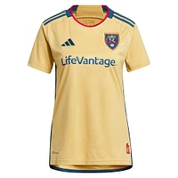 Adidas Damir Kreilach Gold Real Salt Lake 2023 The Beehive State Kit Replica Player Jersey