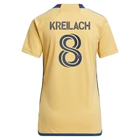 Adidas Damir Kreilach Gold Real Salt Lake 2023 The Beehive State Kit Replica Player Jersey
