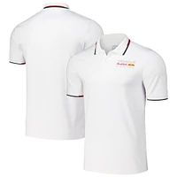 Polo blanc avec logo Red Bull Racing Core pour homme