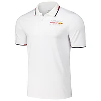 Polo blanc avec logo Red Bull Racing Core pour homme