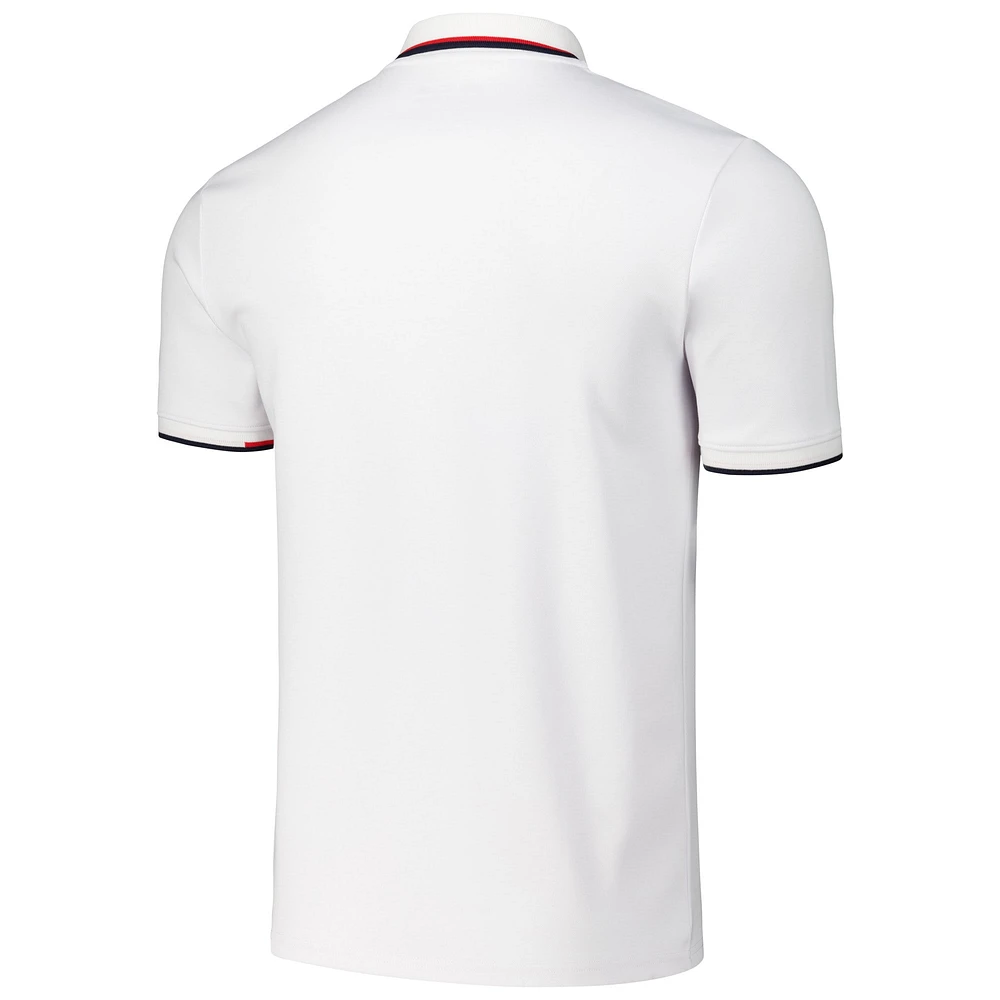 Polo blanc avec logo Red Bull Racing Core pour homme