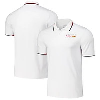 Polo blanc avec logo Red Bull Racing Core pour homme