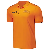 Unisex Max Verstappen Orange Red Bull Racing Driver Tri-Blend Polo