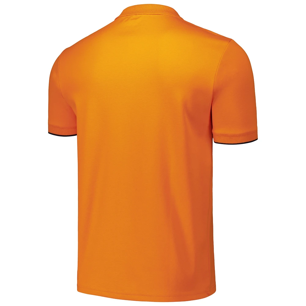 Unisex Max Verstappen Orange Red Bull Racing Driver Tri-Blend Polo