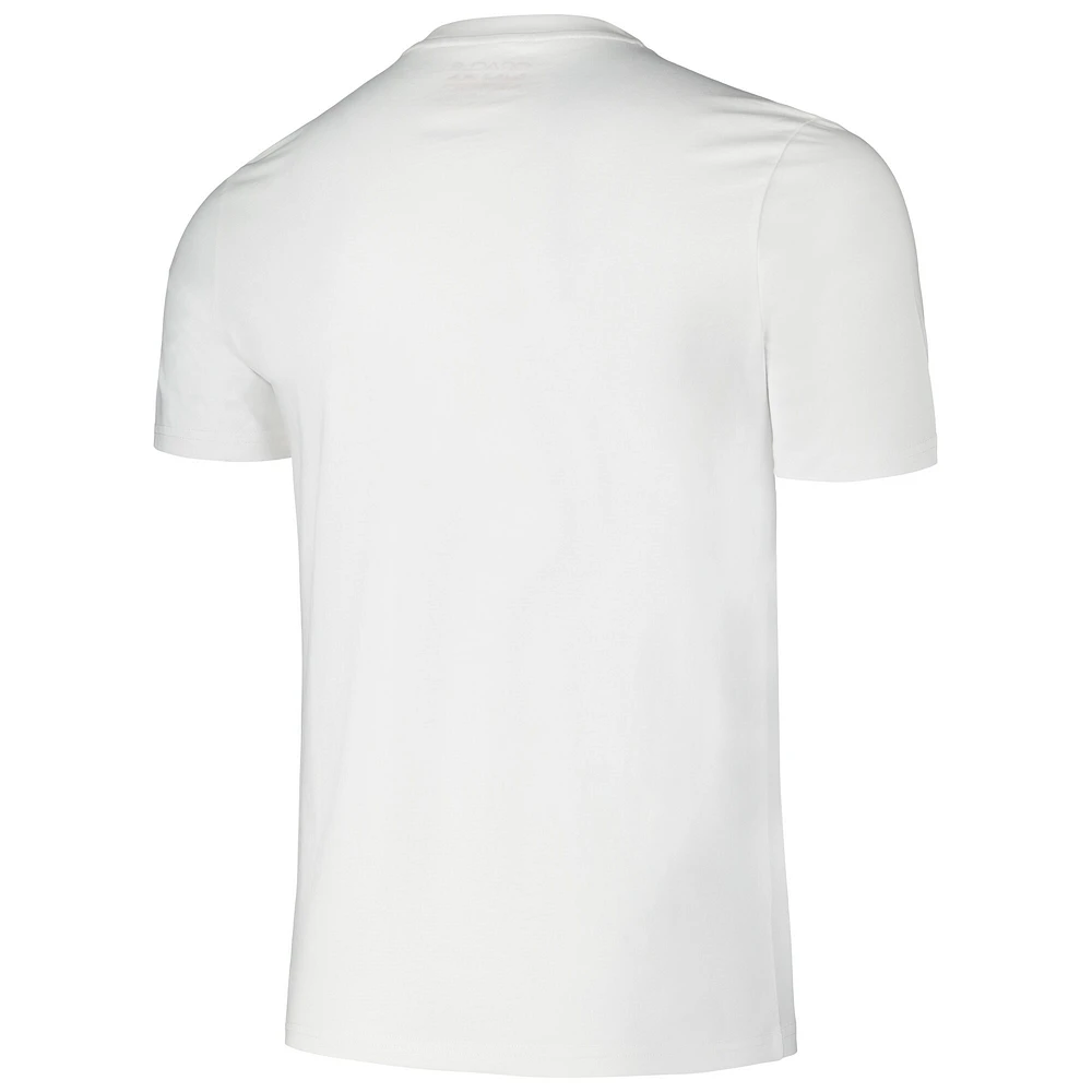 T-shirt unisexe Max Verstappen blanc Red Bull Racing Expression Driver