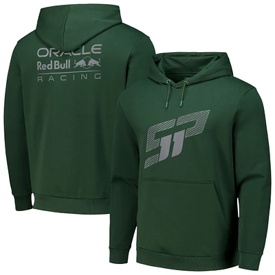 Sweat à capuche unisexe Sergio Perez vert Red Bull Racing Checo réfléchissant