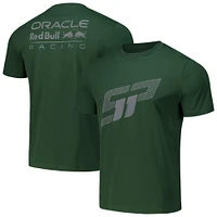 T-shirt réfléchissant unisexe Sergio Perez vert Red Bull Racing Checo
