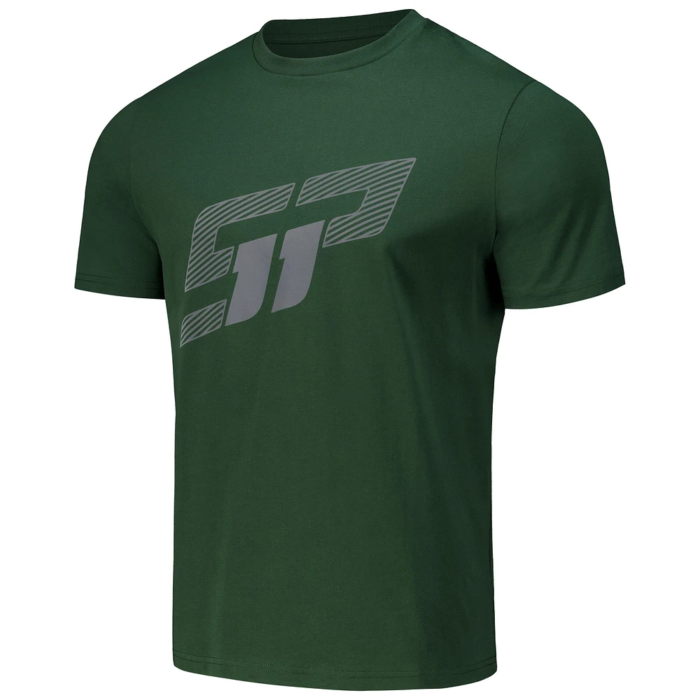 T-shirt réfléchissant unisexe Sergio Perez vert Red Bull Racing Checo