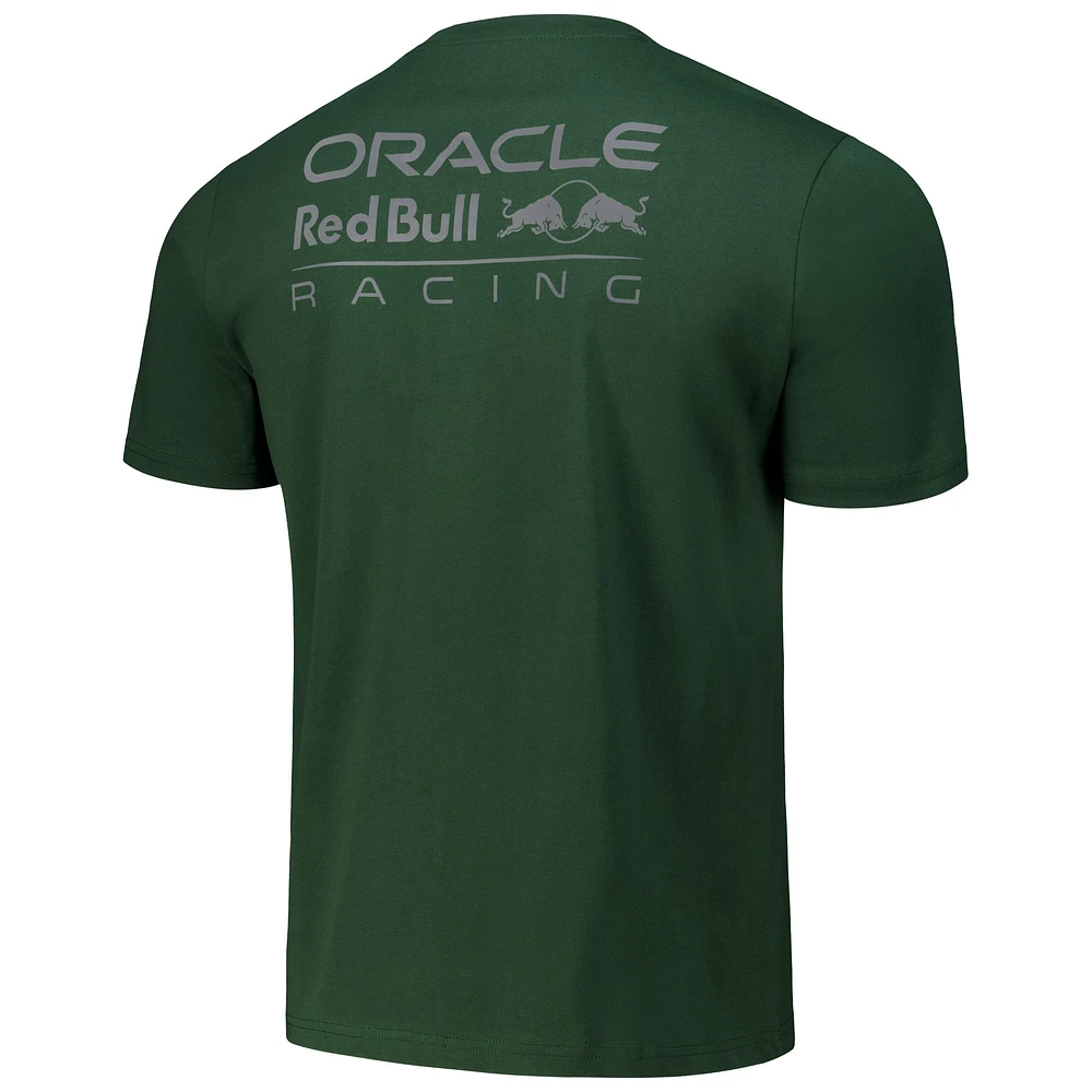 T-shirt réfléchissant unisexe Sergio Perez vert Red Bull Racing Checo