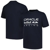 T-shirt à grand logo Castore pour jeunes, bleu marine, Red Bull Racing