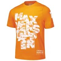Youth Max Verstappen Orange Red Bull Racing Expression Driver T-Shirt