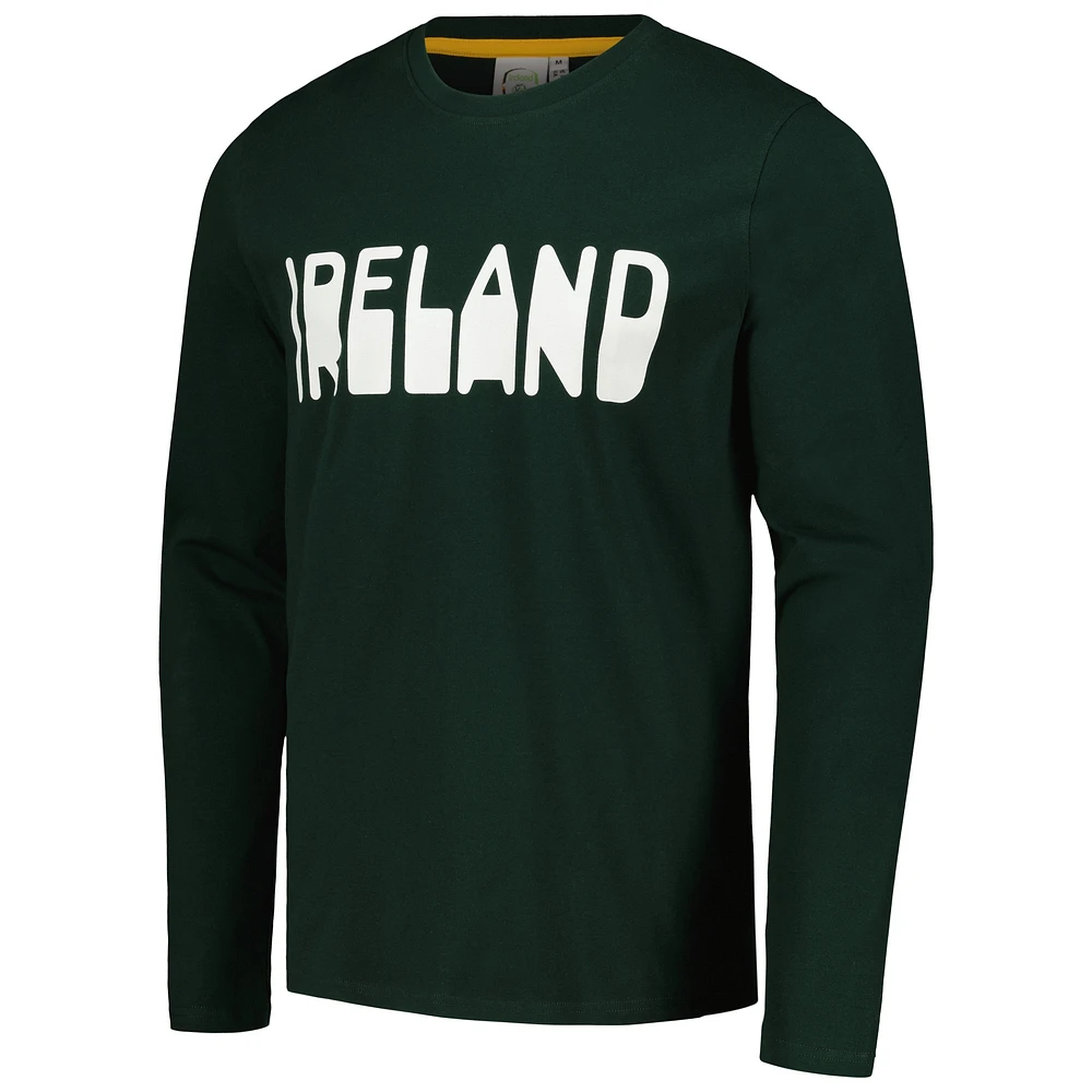 Men's Green Ireland National Team Heavy Long Sleeve T-Shirt