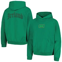 Sweat à capuche raglan surdimensionné vert de l'équipe nationale d'Irlande Old English pour homme