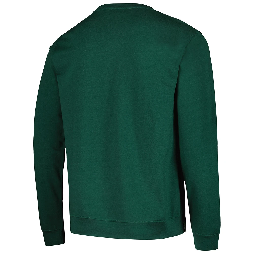 Men's Green Ireland National Team Simplicity Leisure Raglan Pullover Sweatshirt