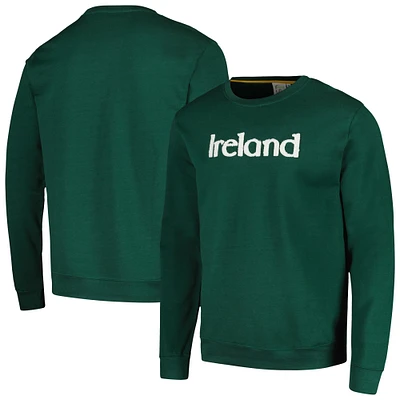 Sweat-shirt raglan Simplicity Leisure de l'équipe nationale d'Irlande verte pour homme