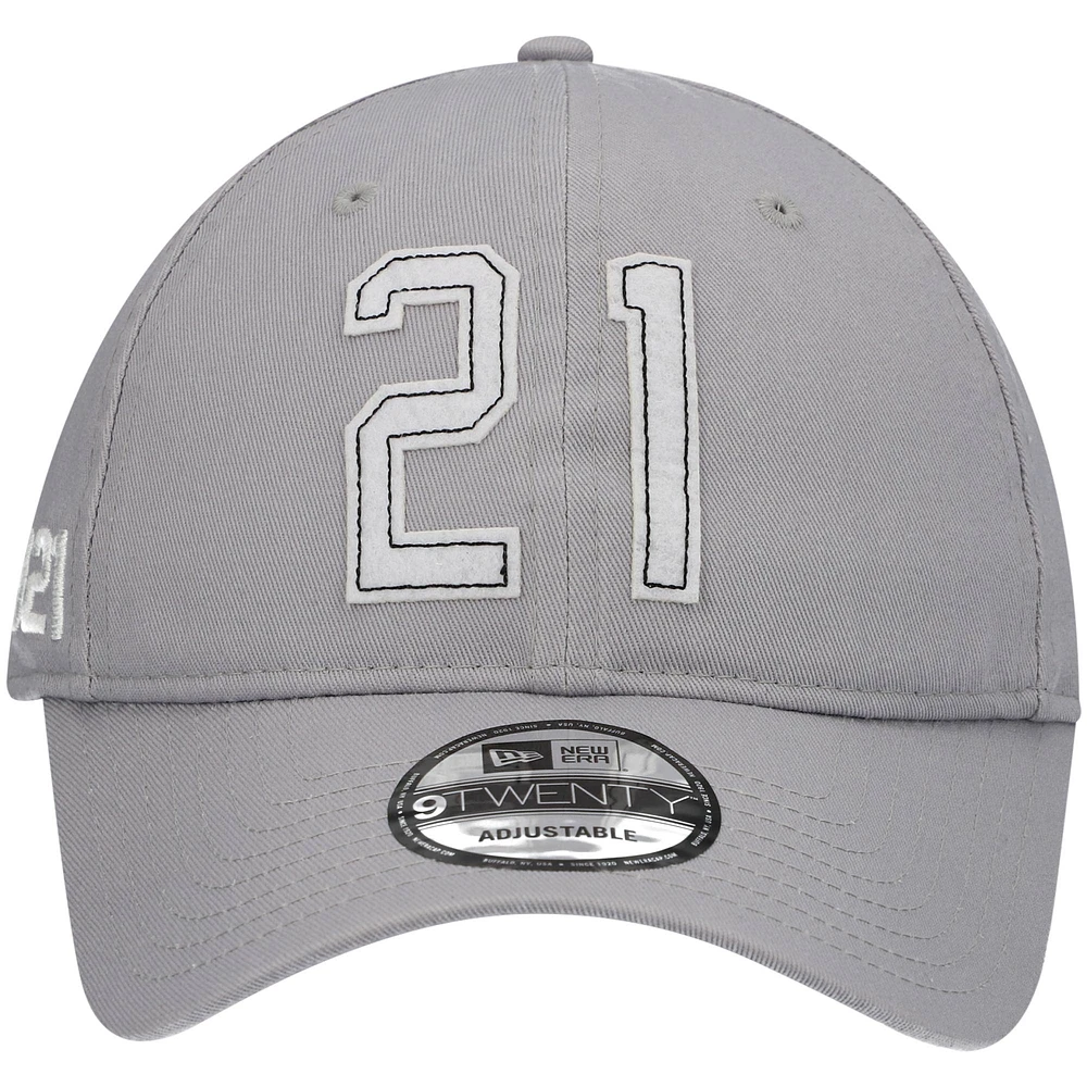 Men's New Era Gray Ireland National Team 100th Anniversary 9TWENTY Adjustable Hat