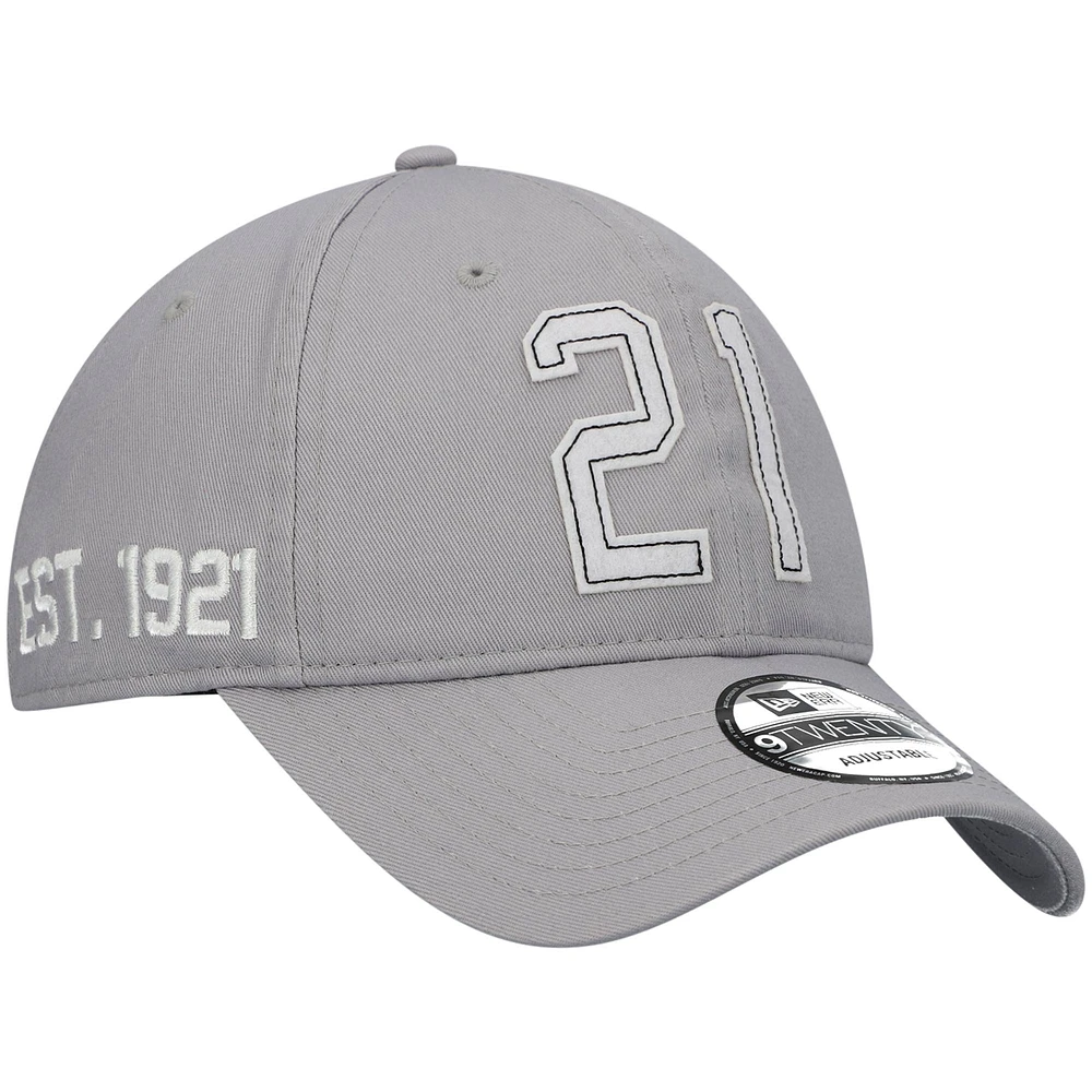Men's New Era Gray Ireland National Team 100th Anniversary 9TWENTY Adjustable Hat