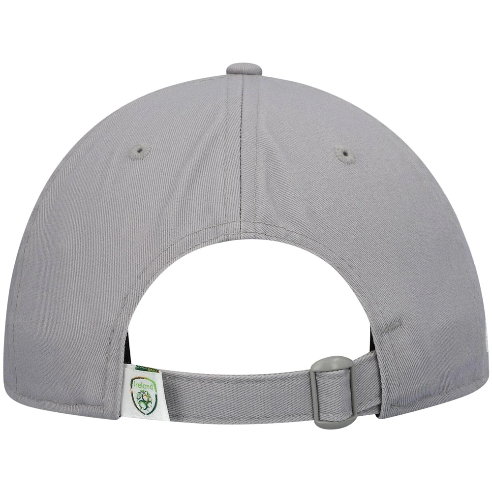 Men's New Era Gray Ireland National Team 100th Anniversary 9TWENTY Adjustable Hat