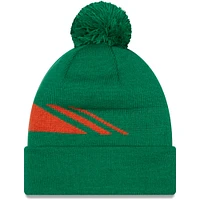 Men's New Era Green Ireland National Team Sport Cuffed Knit Hat with Pom