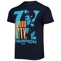 Men's Checkered Flag Navy Richard Petty 7x Champion T-Shirt