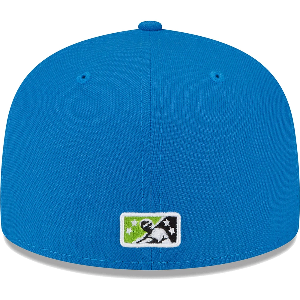 Men's New Era Blue Richmond Flying Squirrels Copa De La Diversion 59FIFTY Fitted Hat