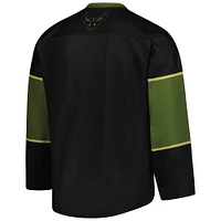 Men's Black/Green Rochester Knighthawks Replica Jersey