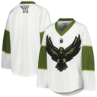 Youth White/Green Rochester Knighthawks Replica Jersey