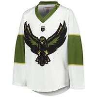 Youth White/Green Rochester Knighthawks Replica Jersey