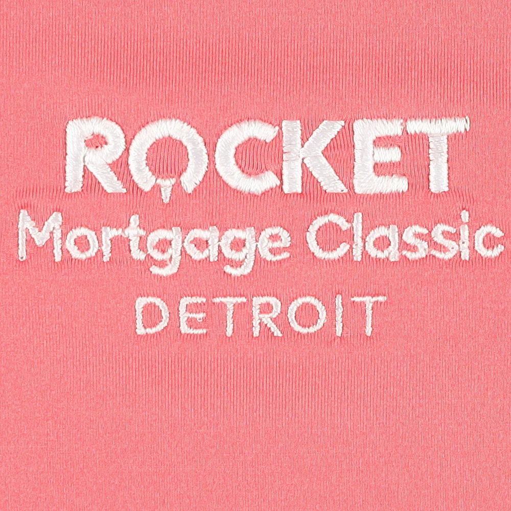 Polo FootJoy Red Rocket Mortgage Classic Engineered à fines rayures en Écosse ProDry pour hommes