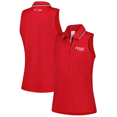 Polo sans manches Puma Red Rocket Classic Volition Tipped MATTR pour femme