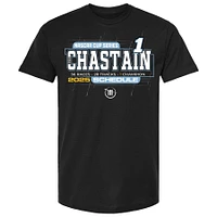 Men's Checkered Flag Sports Black Ross Chastain 2025 NASCAR Cup Series Schedule T-Shirt