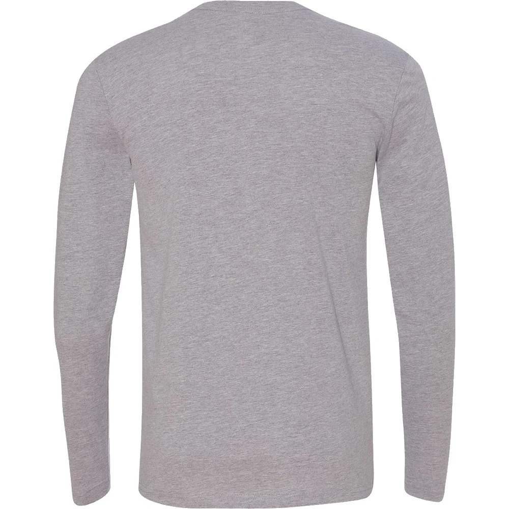 Men's Checkered Flag Sports Gray Ross Chastain Melon Man Long Sleeve T-Shirt