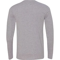 Men's Checkered Flag Sports Gray Ross Chastain Melon Man Long Sleeve T-Shirt