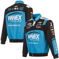 JH Design Veste d'uniforme en sergé noir Ross Chastain WWEX pour homme