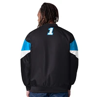 Men's Starter  Black Ross Chastain Busch Light Striker I V-Neck Pullover Jacket